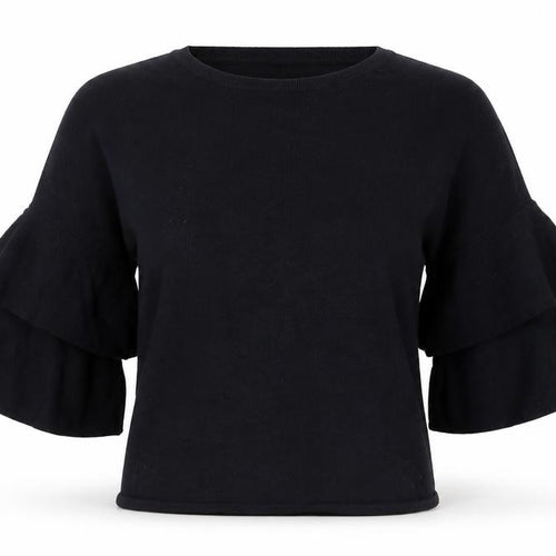 Marks and Spencer Women’s Black Bell Sleeve Knit Jumper Size 12