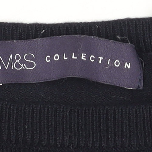 Marks and Spencer Women’s Black Bell Sleeve Knit Jumper Size 12