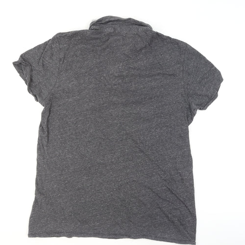Hugo Boss Men's Grey Short Sleeve Polo Shirt Size L
