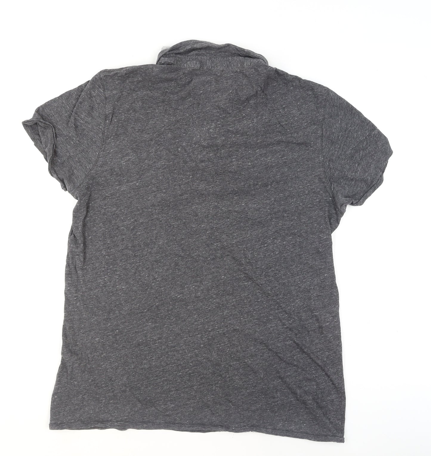 Hugo Boss Men's Grey Short Sleeve Polo Shirt Size L