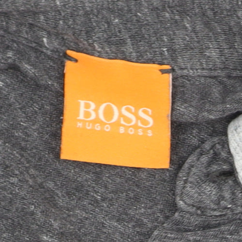 Hugo Boss Men's Grey Short Sleeve Polo Shirt Size L