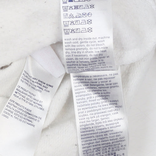 Tommy Jeans Men’s White XS Pullover Hoodie with Logo Detail