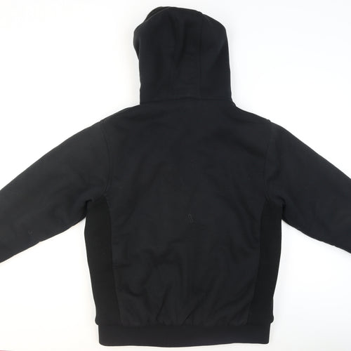 Dickies Men's Black Hooded Fleece Lined Full Zip Jacket Size M