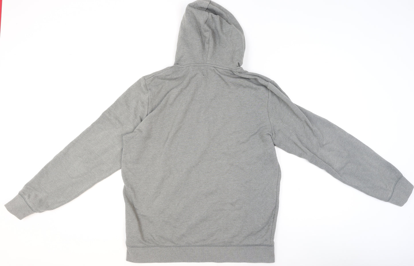 Next Men’s Grey Full Zip Hoodie Size L Soft Fleece Cotton Blend
