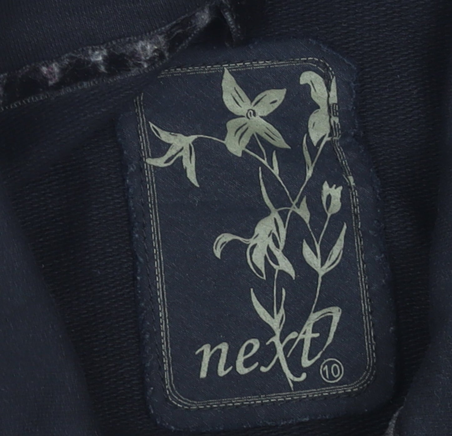Next Women's Black Cotton Button-Up Short Jacket Size 10