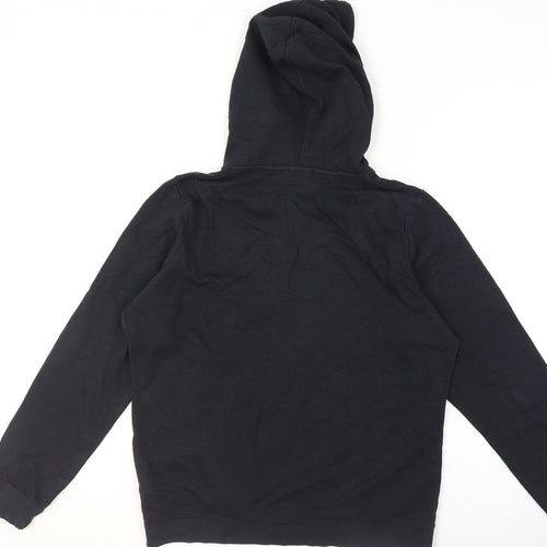 Nike Men's Black Full Zip Hoodie L Regular Fit Fleece Sportswear