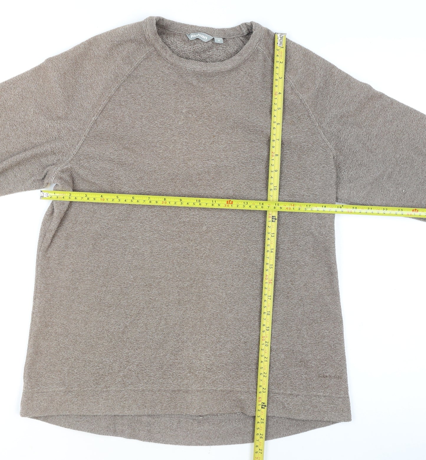 Rohan Womens Beige Vital Crew Jumper Medium Polyester Long Sleeve