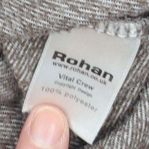 Rohan Womens Beige Vital Crew Jumper Medium Polyester Long Sleeve