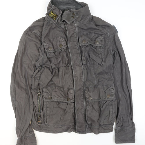 Superdry Men’s Grey 2XL Military Twill Jacket