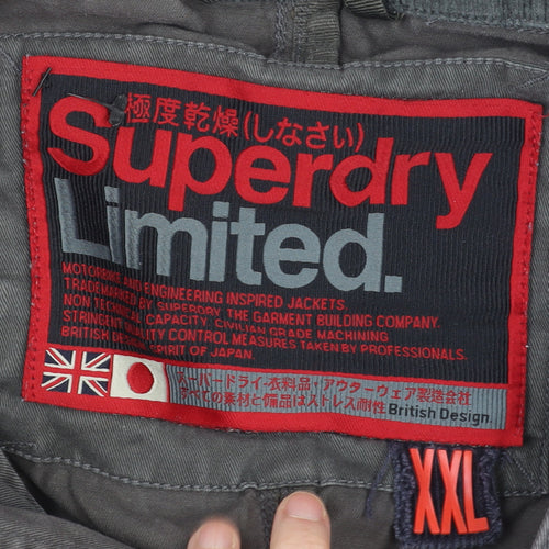 Superdry Men’s Grey 2XL Military Twill Jacket