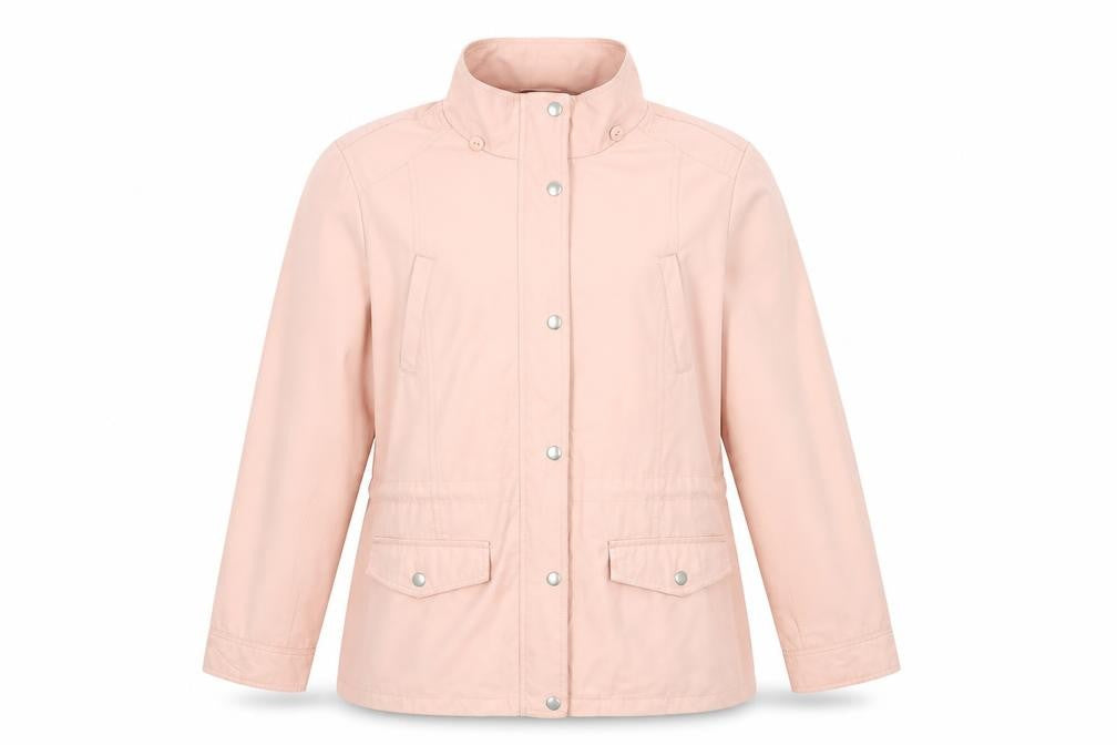 Marks and Spencer Women’s Soft Pink Classic Mid-Length Water Resistant Jacket Size 20