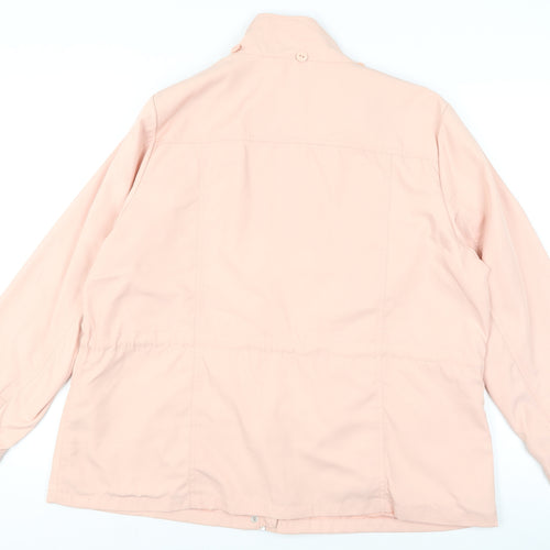 Marks and Spencer Women’s Soft Pink Classic Mid-Length Water Resistant Jacket Size 20