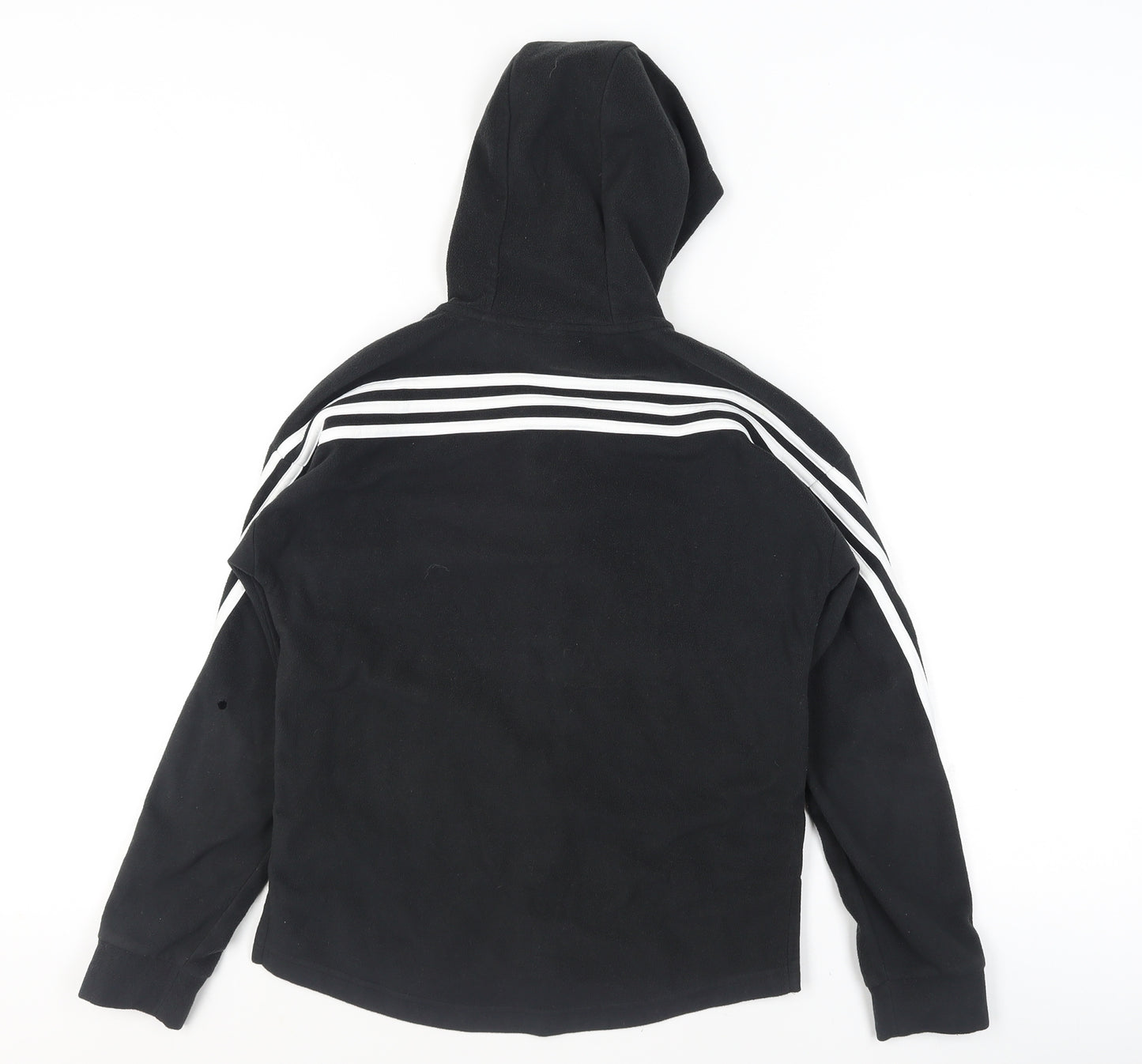 Adidas Boys Black Fleece Hooded Full Zip Activewear Jacket 11-12 Years