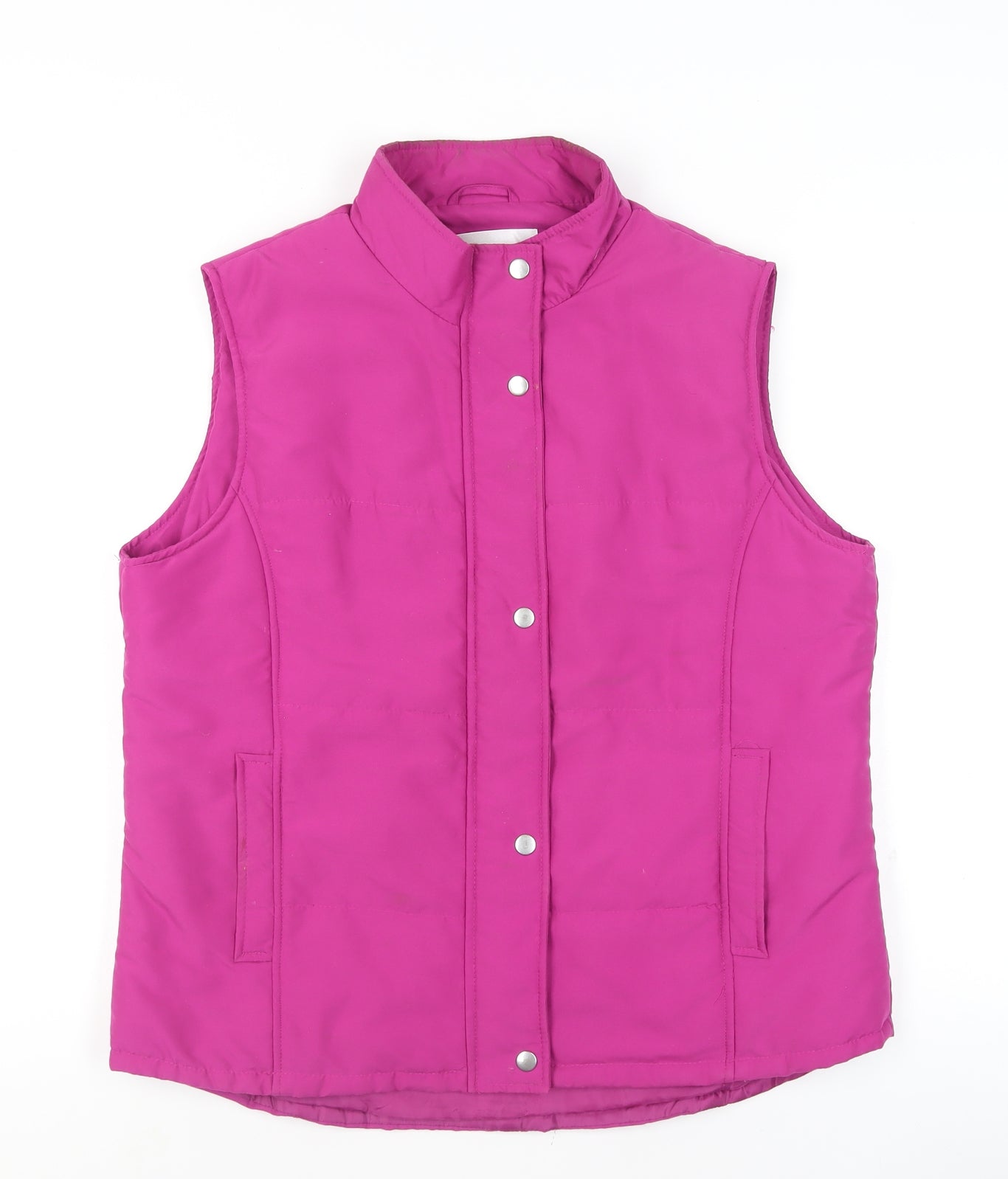 EWM Women’s Pink Padded Sleeveless Waistcoat Size 16