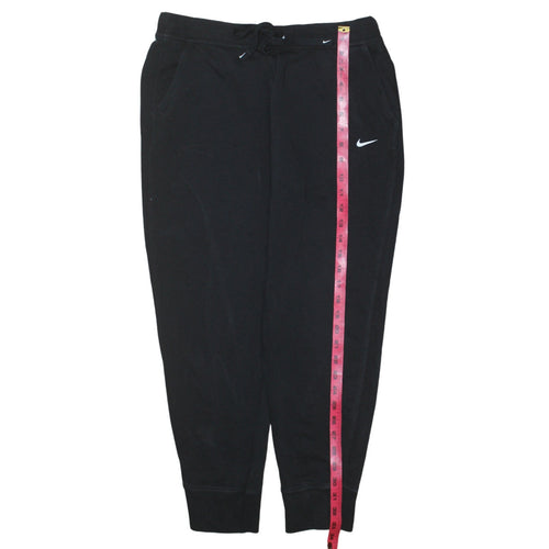 Nike Women Black Dri-FIT Jogger Sweatpants Medium