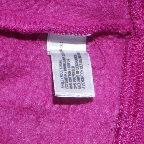 GAP Women Fuchsia Full Zip Hoodie Small Cotton Blend