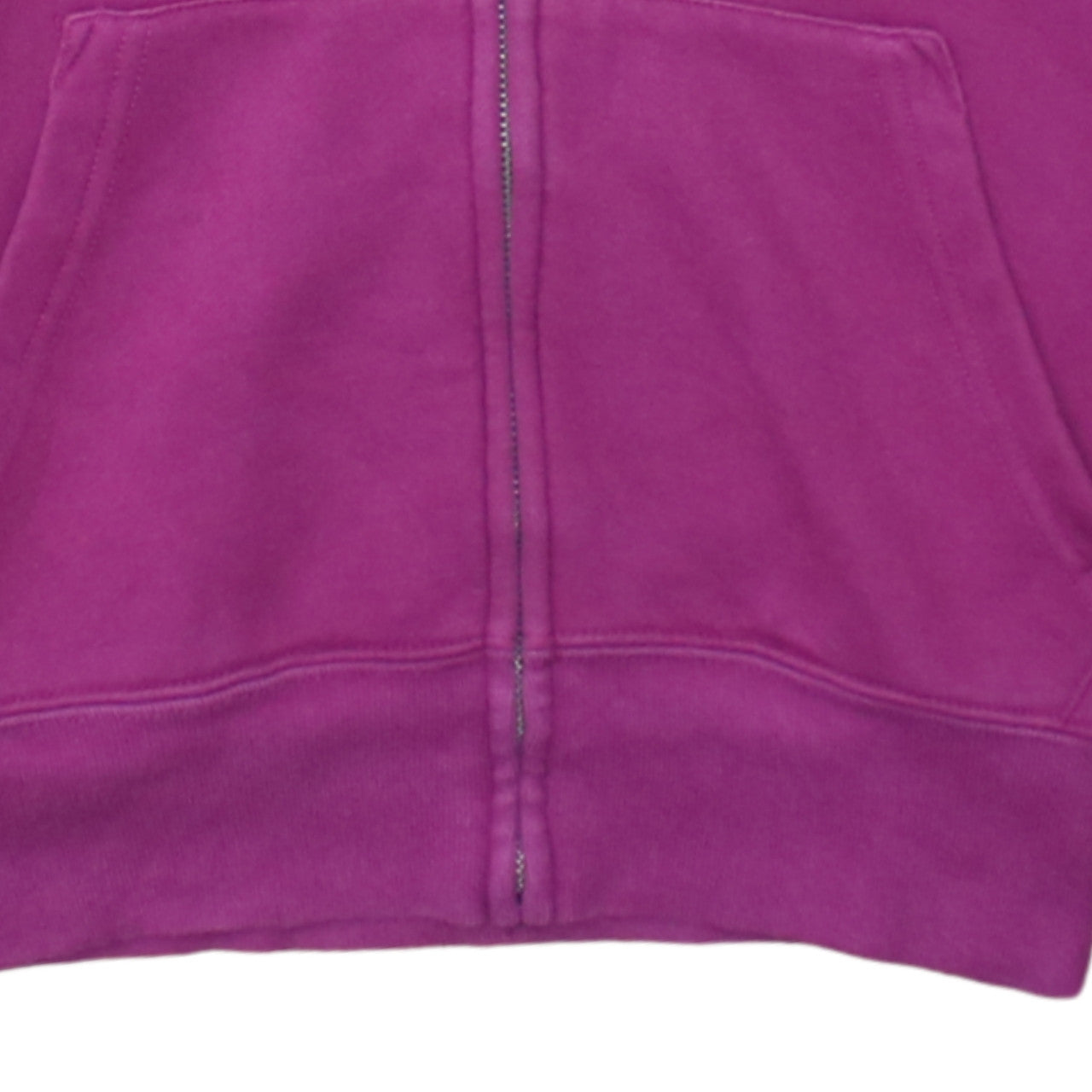 GAP Women Fuchsia Full Zip Hoodie Small Cotton Blend