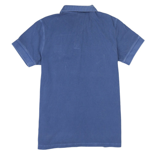 Hugo Boss Men's Blue Slim Fit Short Sleeve Cotton Polo Shirt Size L