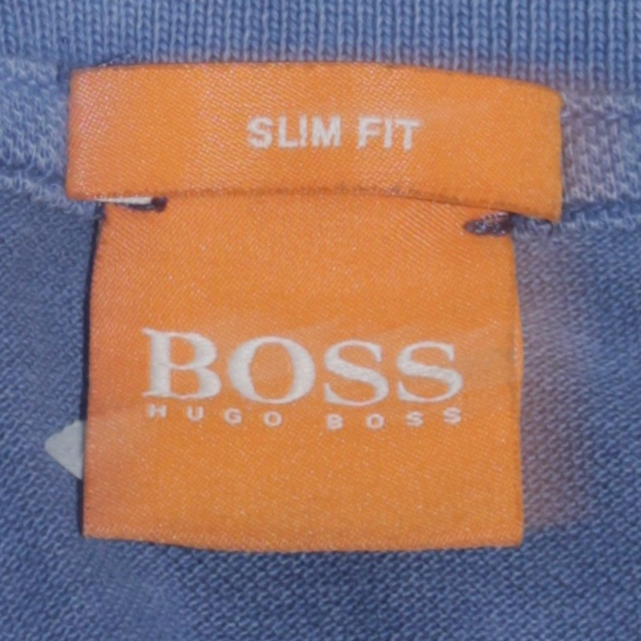 Hugo Boss Men's Blue Slim Fit Short Sleeve Cotton Polo Shirt Size L