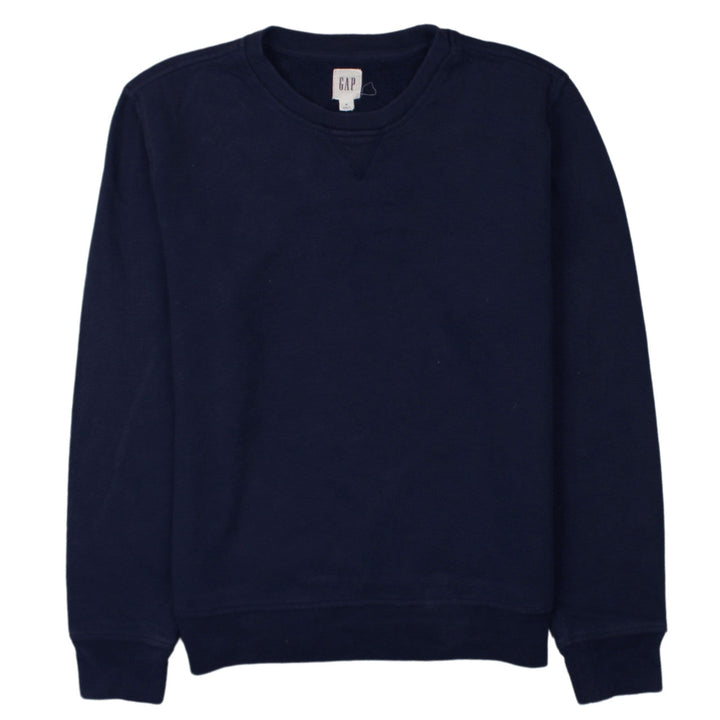 GAP Men’s Blue Crew Neck Pullover Fleece Sweatshirt Medium