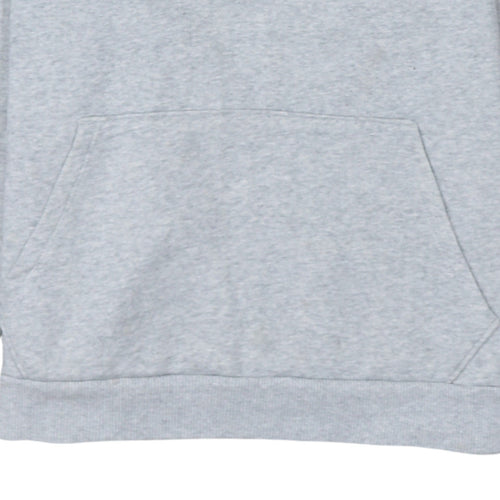 Puma Men's Grey Pullover Hoodie Medium Regular Fit Sportswear