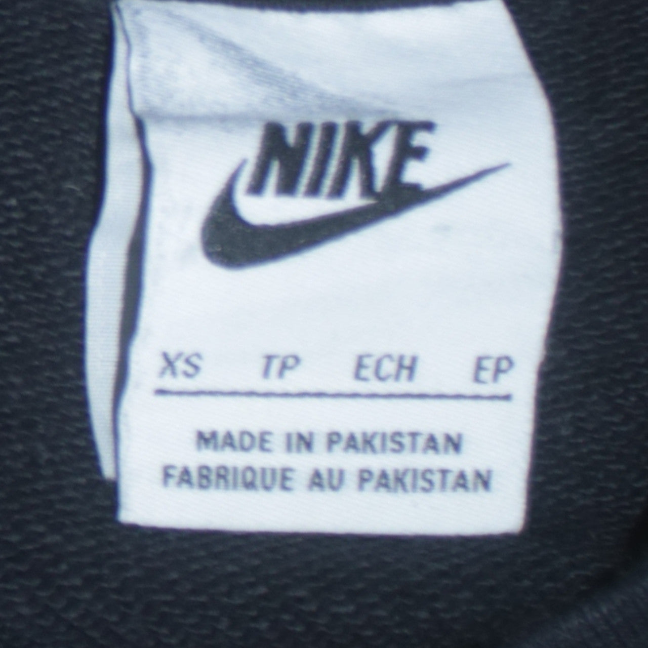 Nike Men's Black XS Crew Neck Logo Pullover Sweatshirt