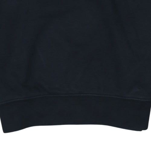 Nike Men's Black XS Crew Neck Logo Pullover Sweatshirt