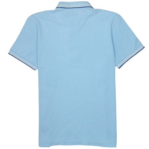 Hugo Boss Men's Blue Regular Fit Cotton Polo Shirt XL