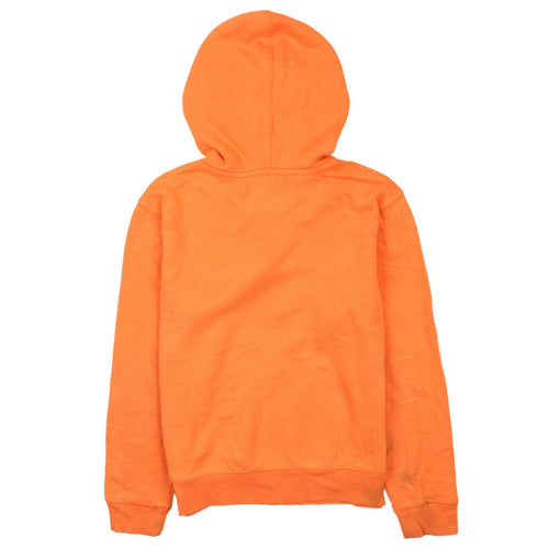 Champion Boys Orange Pullover Hoodie L Embroidered Logo Fleece