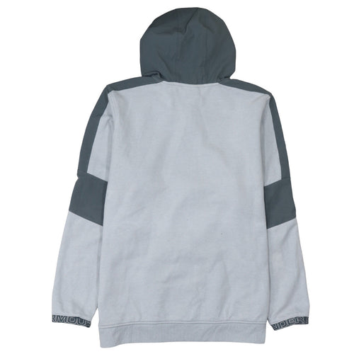 Under Armour Men’s Grey Full Zip Hoodie XL Sports Fleece Zip Up