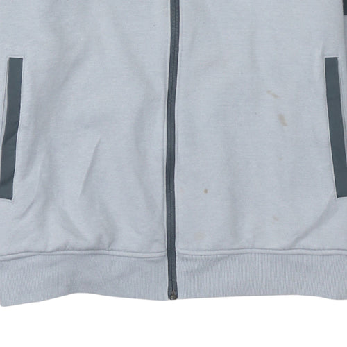 Under Armour Men’s Grey Full Zip Hoodie XL Sports Fleece Zip Up