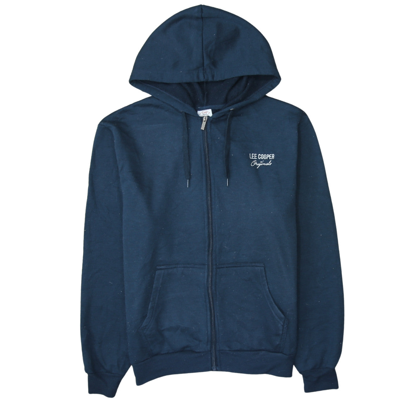 Lee Cooper Men’s Blue Full Zip Hoodie Size L Regular Fit