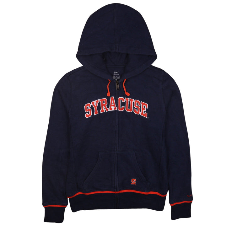 Nike Women's Navy Syracuse Full Zip Hoodie UK 8/10 Small