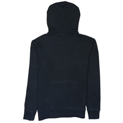 Adidas Womens Black Pullover Hoodie UK 8 Cotton Blend Logo Sweatshirt