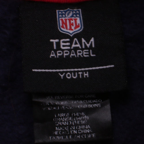 NFL Team Apparel Boys Blue Pullover Hoodie Size 14-16 Years Fleece