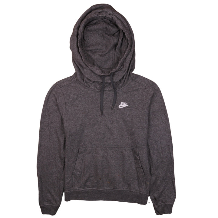 Nike Womens Charcoal Pullover Hoodie XS Relaxed Fit Casual Sweatshirt