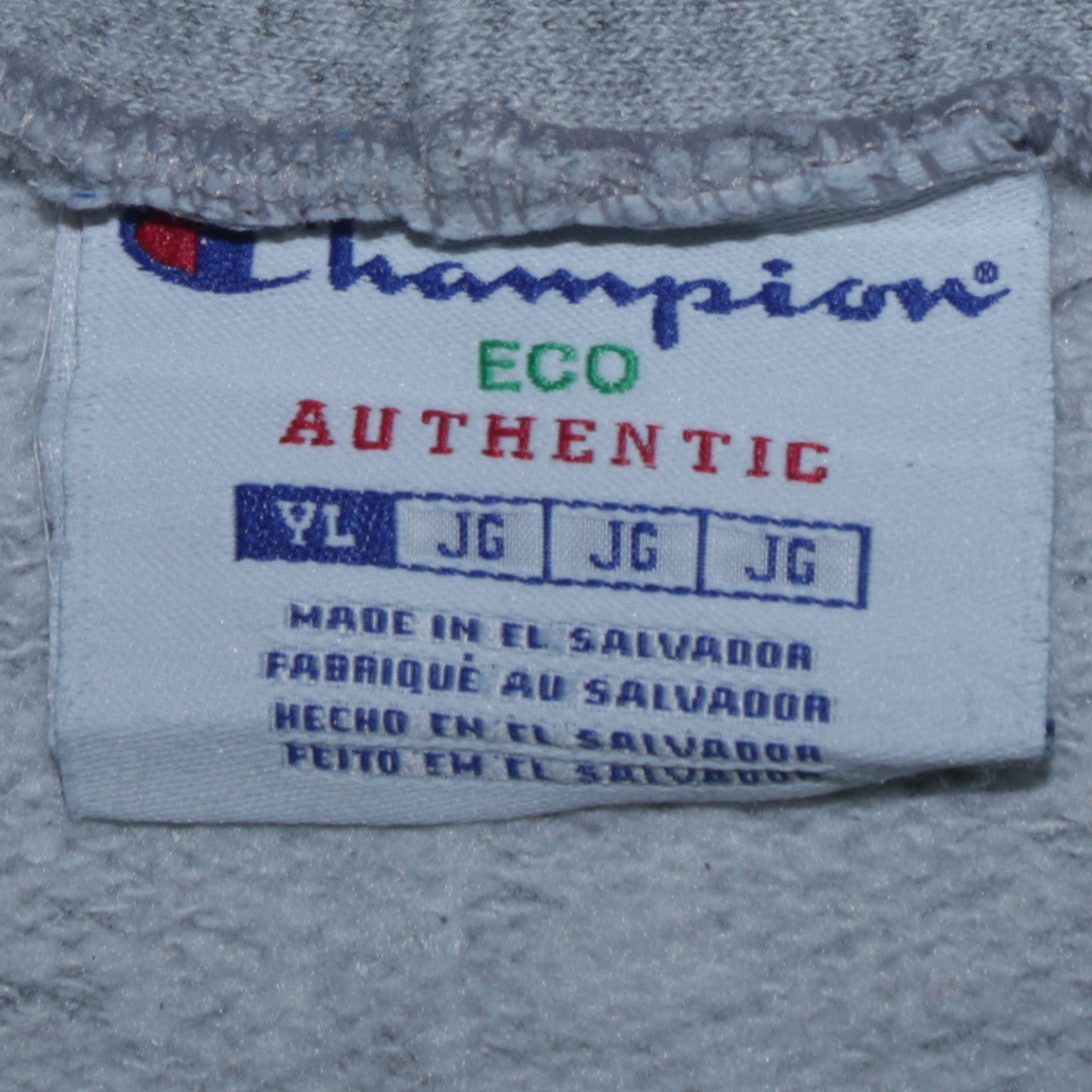 Champion Boys Grey Pullover Hoodie L Tower Hill 1919 Graphic Sweatshirt