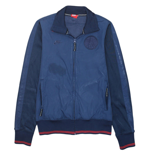 Nike Men's Blue Bomber Jacket Size S Full Zip PSG Sportswear