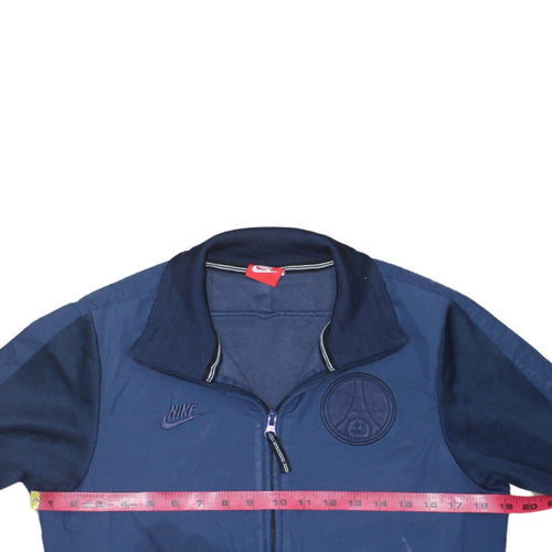 Nike Men's Blue Bomber Jacket Size S Full Zip PSG Sportswear