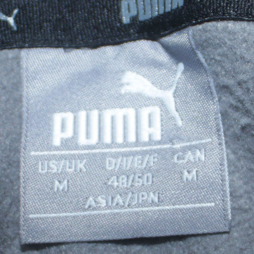 Puma Men's Grey Pullover Hoodie M Regular Fit Sportswear