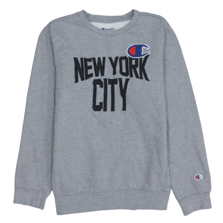 Champion Womens Grey XL Pullover Sweatshirt New York City Crew Neck