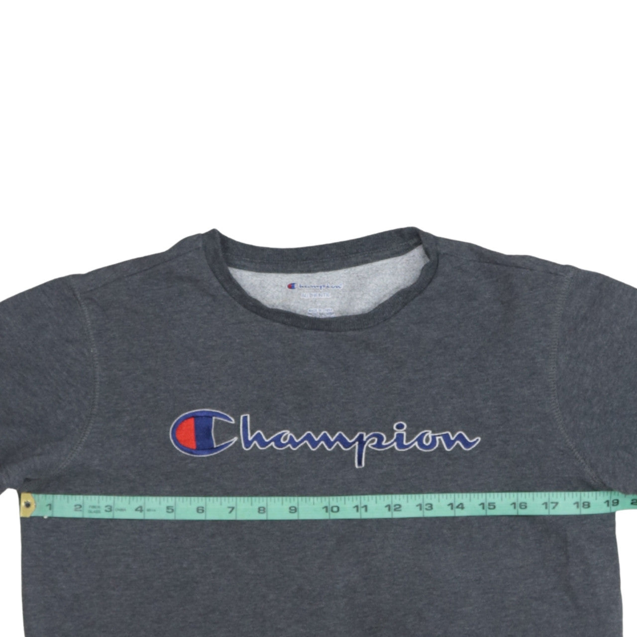 Champion Women's Grey Cotton Blend Pullover Sweatshirt Size L