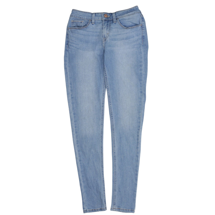 Levi's Women's Blue Skinny Jeans Size 27 Mid Rise Stretch Denim