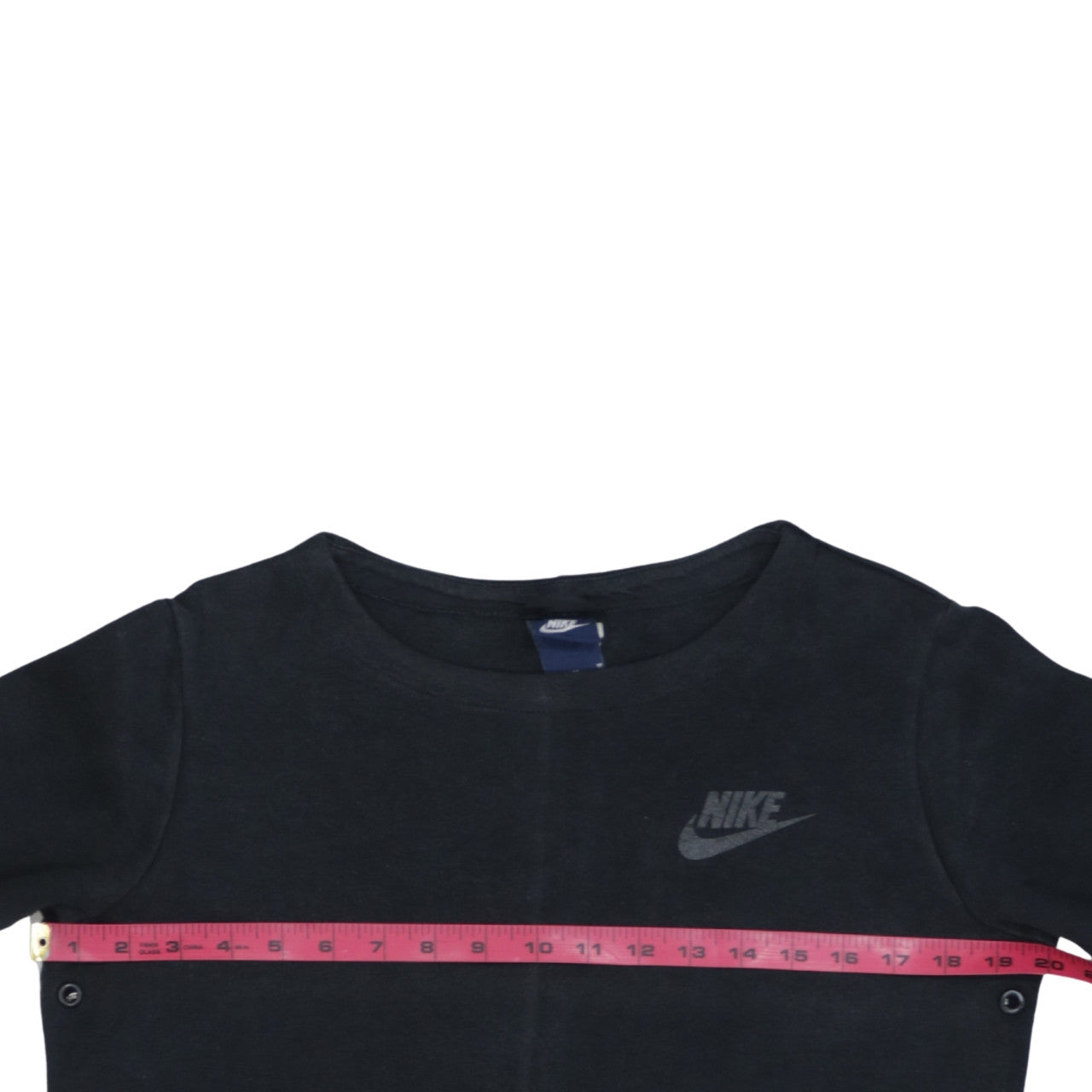 Nike Women Black Medium Pullover Sweatshirt with Drawstring Hem