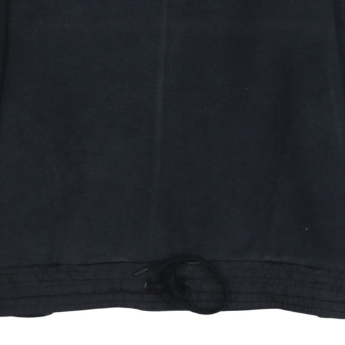 Nike Women Black Medium Pullover Sweatshirt with Drawstring Hem