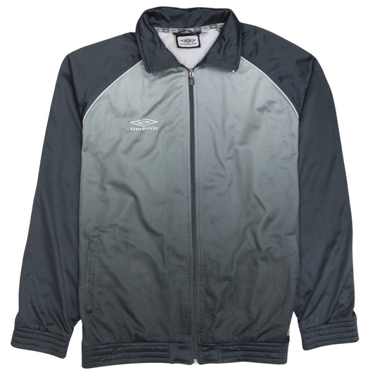 Umbro Men's Grey XL Track Jacket Full Zip Polyester Sportswear