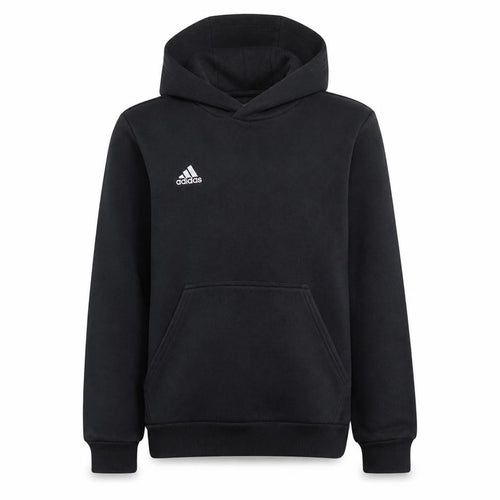 Adidas Boys Black Pullover Hoodie 13-14 Years Fleece Sweatshirt