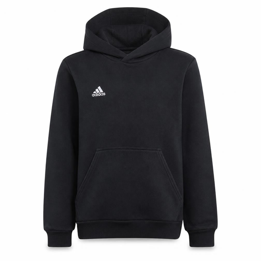 Adidas Boys Black Pullover Hoodie 13-14 Years Fleece Sweatshirt