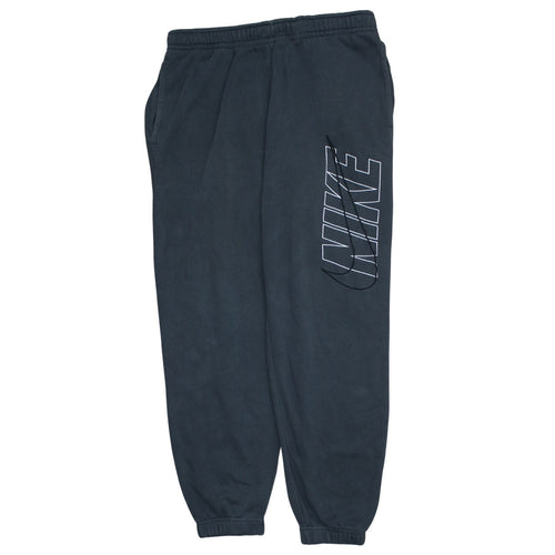 Nike Men's Black Fleece Sweatpants Size L Regular Fit