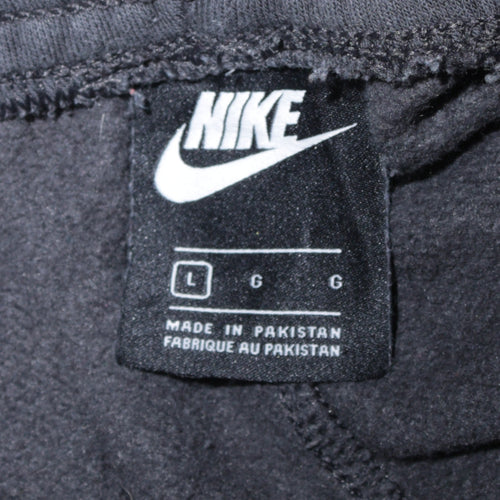 Nike Men's Black Fleece Sweatpants Size L Regular Fit
